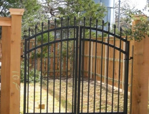 C Arched Double Walk Gate