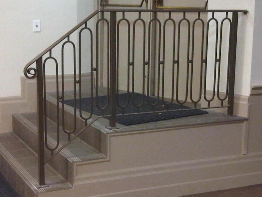 Wrought Iron Stair Railings Interior Grade A Fence Company