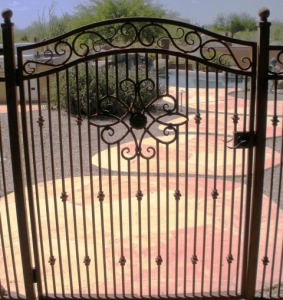 Walk Gates Ornamental Iron Houston